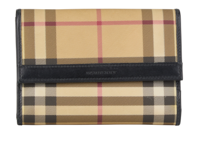 Burberry Nova Check Folded Wallet, front view